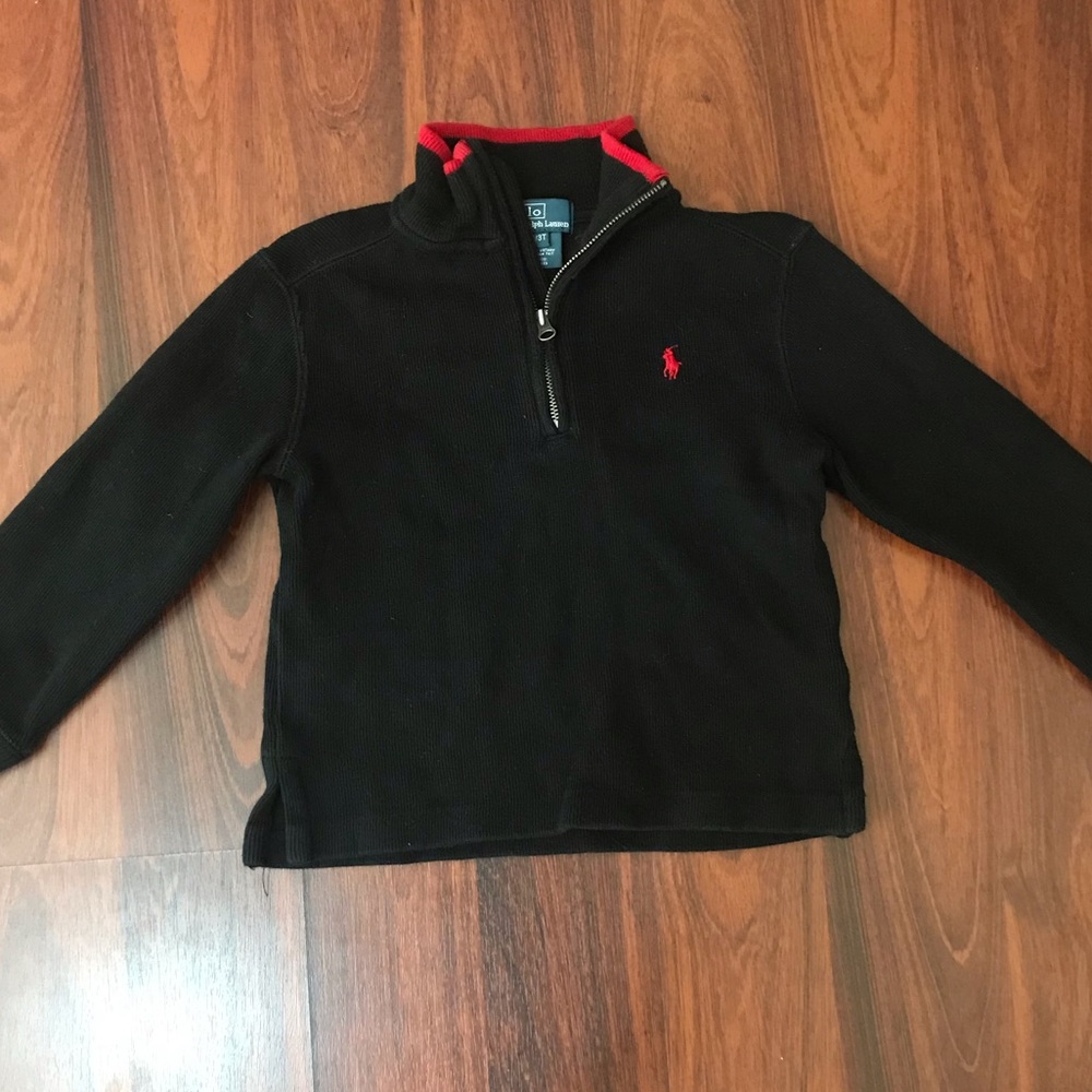 Ralph Lauren black sweater 3T boy toddler